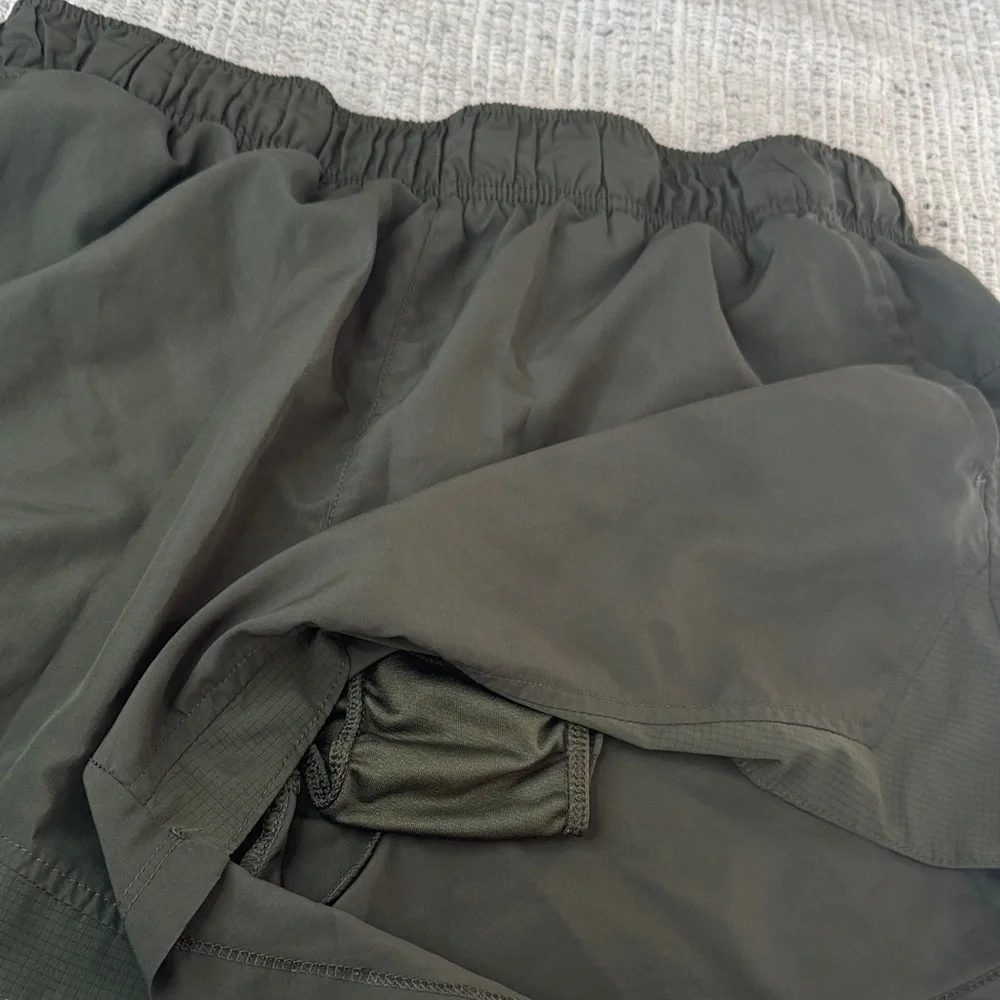 Athletic Works Women's Dark Green Athletic Shorts